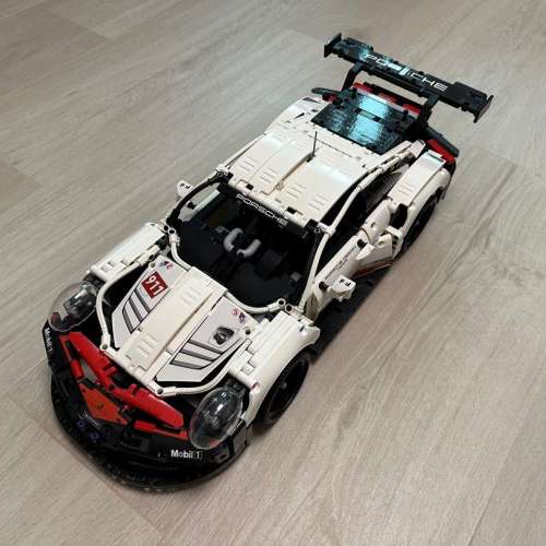 Porsche 911 已砌 非 lego 保時捷 跑車 積木 有說明書