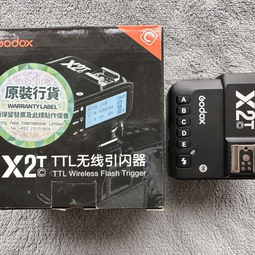 極新淨Godox XT2TC TTL Wireless Flash Trigger for Canon
