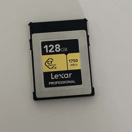 LEXAR 128GB Professional CFexpress Type B 記憶卡