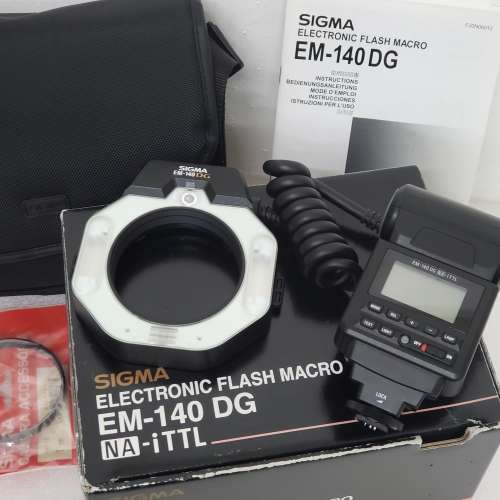 Sigma EM-140 DG EO-ETTL Ring Flash 環型閃光燈 for Nikon