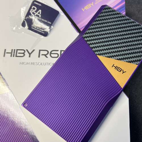 Hiby R6 pro II purple 紫色 99.99 new 行貨單盒配件全齊