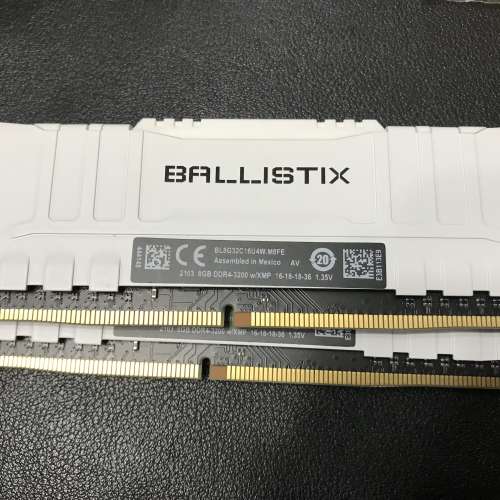 Crucial Ballistix 8GBx2 DDR4-3200 ram
