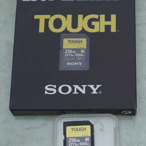 Sony SF-M 256GB TOUGH UHS-II 277MB Read 150MB Write SDXC卡