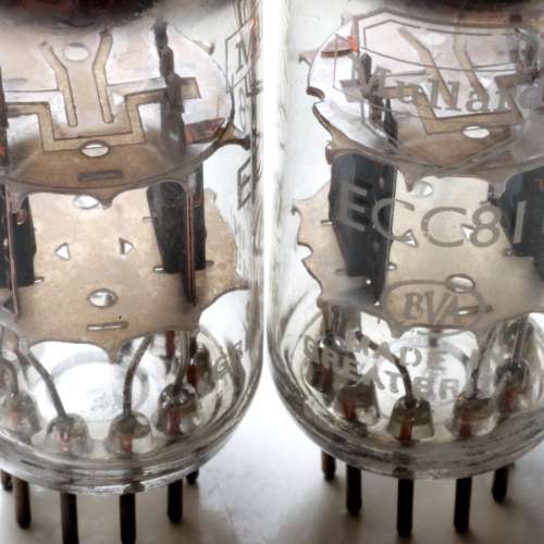 Mullard BVA ECC81(12AT7 WA)舊庫存全新胆,英國產大盾，樂感豐富，音質通透厚潤