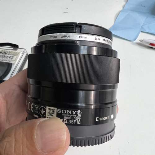 Sony SEL35F18連保護Filter、CPL