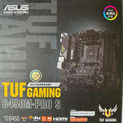 AMD Ryzen 5 3600 + ASUS TUF GAMING B450M-PRO S