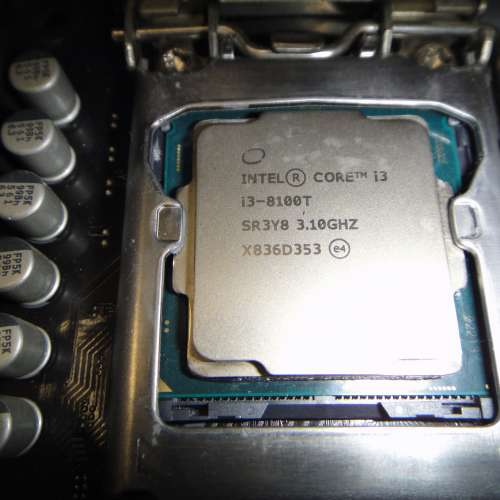 Intel® Core™ i3-8100T 處理器 3.1GHz 八代CPU低電壓 Socket 1151