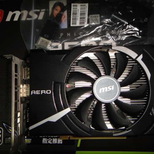 買賣全新及二手顯示卡, 電腦- MSI微星GeForce GTX 1650 AERO ITX 4G OC