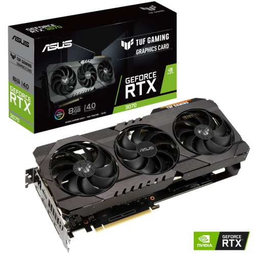 Asus TUF-RTX3070-O8G-GAMING OC 8GB GDDR6 顯示卡