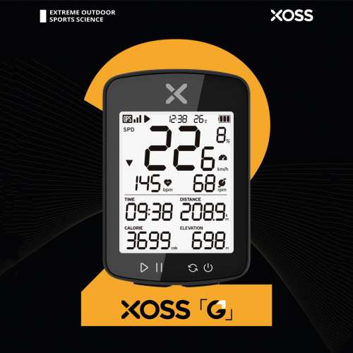 100% NEW XOSS G+ 2nd Generation GPS Smart Cycling Computer ENGLISH VERSION