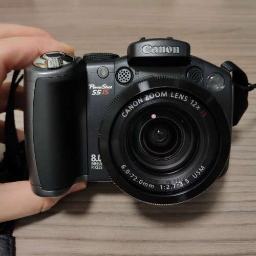 Canon PowerShot S5 IS 近全新CCD相機 數碼相機 12倍高倍數防震長鏡頭 有手動模式 ...