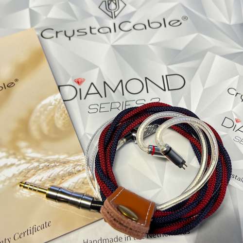 Crystal Cable Piccolo Diamond2 2pin 4.4 100% new 全新全新全新