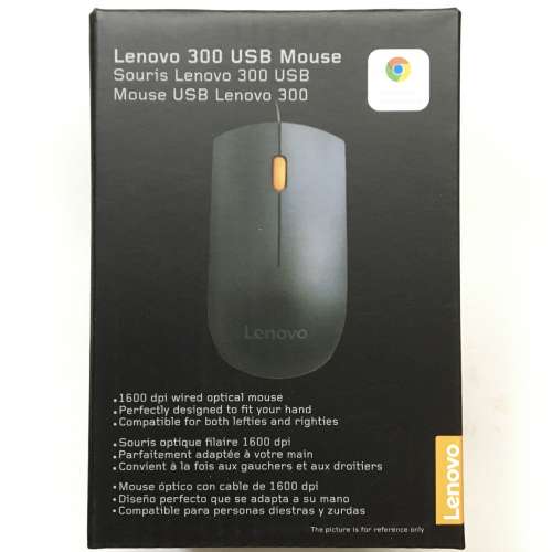 全新 Lenovo 300 USB Mouse 有線光學滑鼠