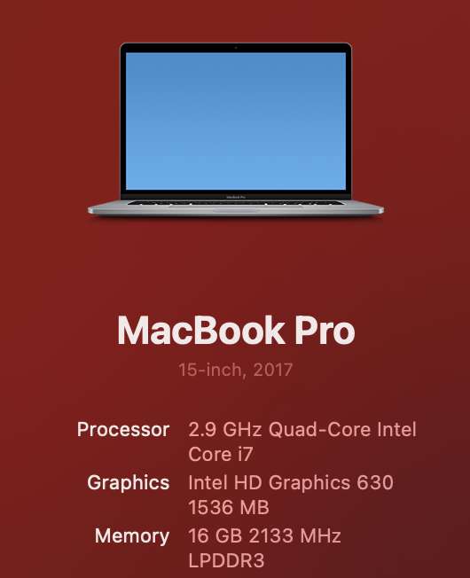 Macbook Pro 15 inch (2017) | 500gb | 16gb ram | 2.9 GHz - DCFever.com