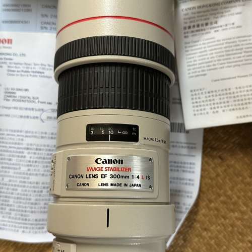 Canon EF 300mm f4L IS USM