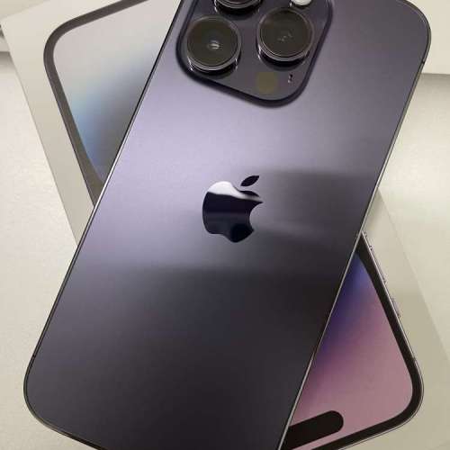 iPhone 14pro max512gb紫色，港行極新，已貼價值4百幾CASETiFY嘅MON貼，電池健康度...