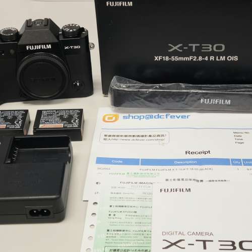 Fujifilm X-T30 Black Body (富士 xt30 第1代 黑色 淨機身) - 99%新，快門次數 986 ...