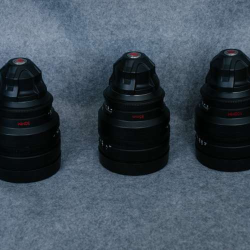 Red pro prime cine lens 18 25 35 50 85 T1.8 PL sony 大光圈電影鏡