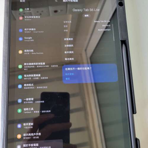 Samsung galaxy Tab S6 Lite 128gb,已貼mon貼，完美冇花，所有功能正常，2k靚mon,睇...