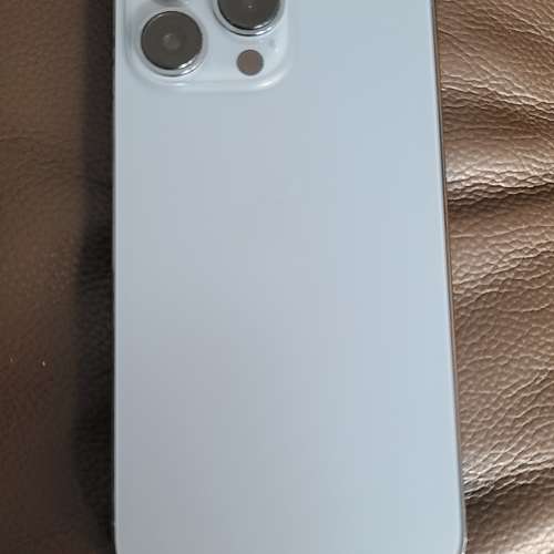 98成新Apple iPhone13pro128GB天峰藍全套有盒，單 ，剛過保養