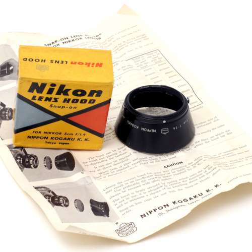 Nikon S mount RF 50mm f1.4 hood 遮光罩