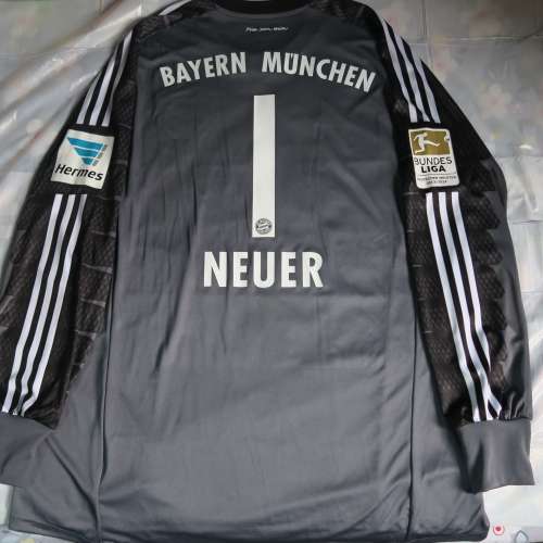 14/15 拜仁GK x Neuer 連德甲章及Sponsor size XL