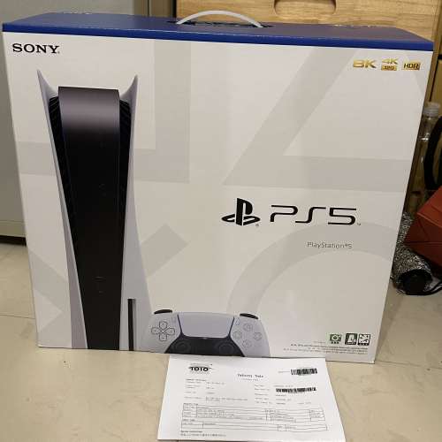 全新港行PS5光碟版_825GB 有單一年保養