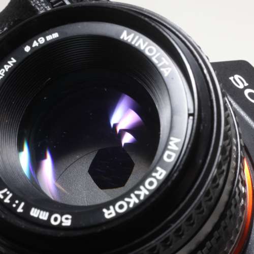 Minolta MD 50mm f/1.7 (新淨) 色極靚 散景可與貴鏡一較高下，最抵玩名廠大光圈( A7...