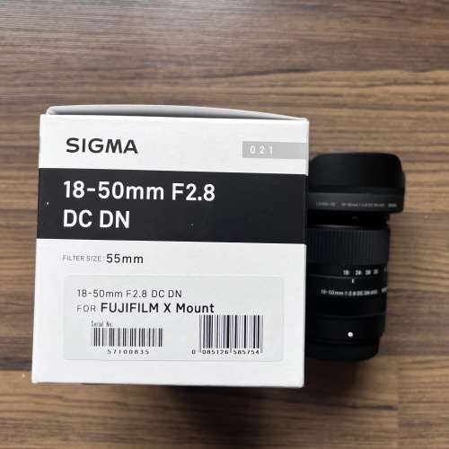 水貨 (富士 fujifilm X-mount) Sigma 18-50mm F2.8 DC DN | Contemporary