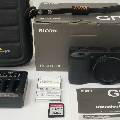 Ricoh GRIII (GR3 gr III 第 3 代 數碼相機) - 98%新，快門次數 2721 次，送 大量配件