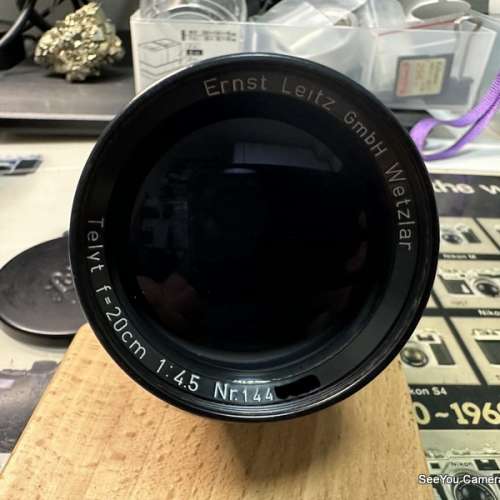 90% New Leica 200mm f4.5 Telyl Visoflex LTM Lens with hood & Box $1780. Only