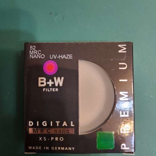 98% New B+W XS-PRO MRC nano 52mm UV-HAZE filter