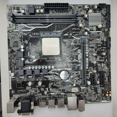 AMD Ryzen 5 2600X CPU + Asus A320M-K Motherboard