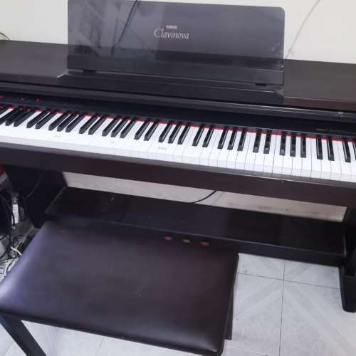 Yamaha Clavinova CLP-124 真鋼琴觸鍵電子鋼琴 真正yamaha 音色 88鍵
