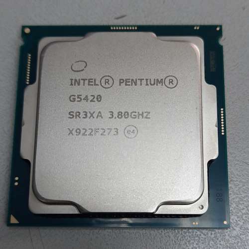 intel Pentium Gold G5420 CPU Gen9 1151 單核快過 i3 8100