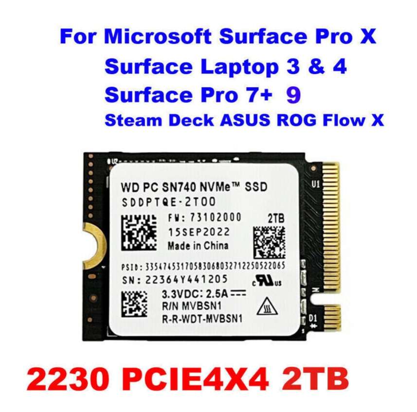 WD SN740 2TB M.2 SSD 2230 For Surface Steam Deck - DCFever.com