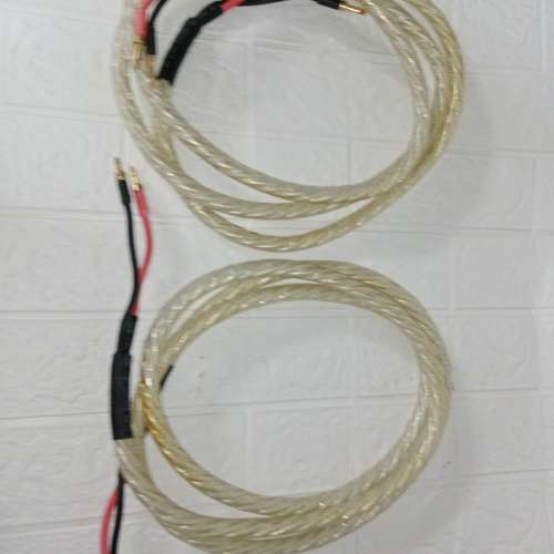 Liton audio cable with silver designed USA～2.5米～ 蕉插