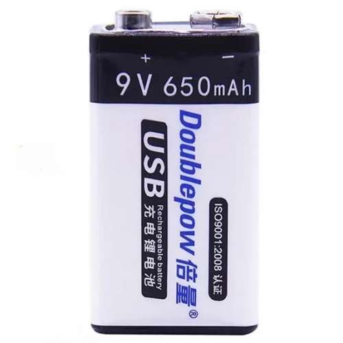 Soshine Li-ion 9V 鋰電池 x4 + Changer x1