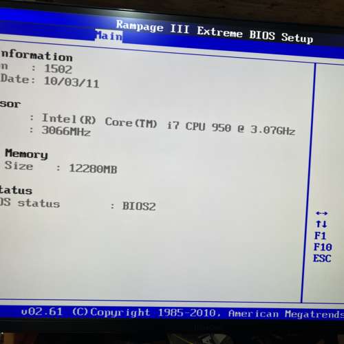 ASUS R3E X58 + I7-950 + 12GB RAM