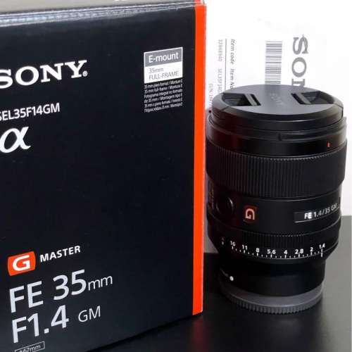 Sony 35mm f1 4 gm fe 35 1 4 g master gmaster 50mm 24mm 85mm 