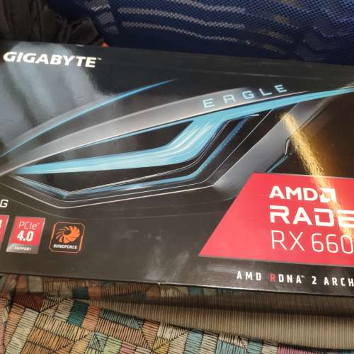 Gigabyte RX 6600 EAGLE 8G GV-R66EAGLE-8G顯示卡