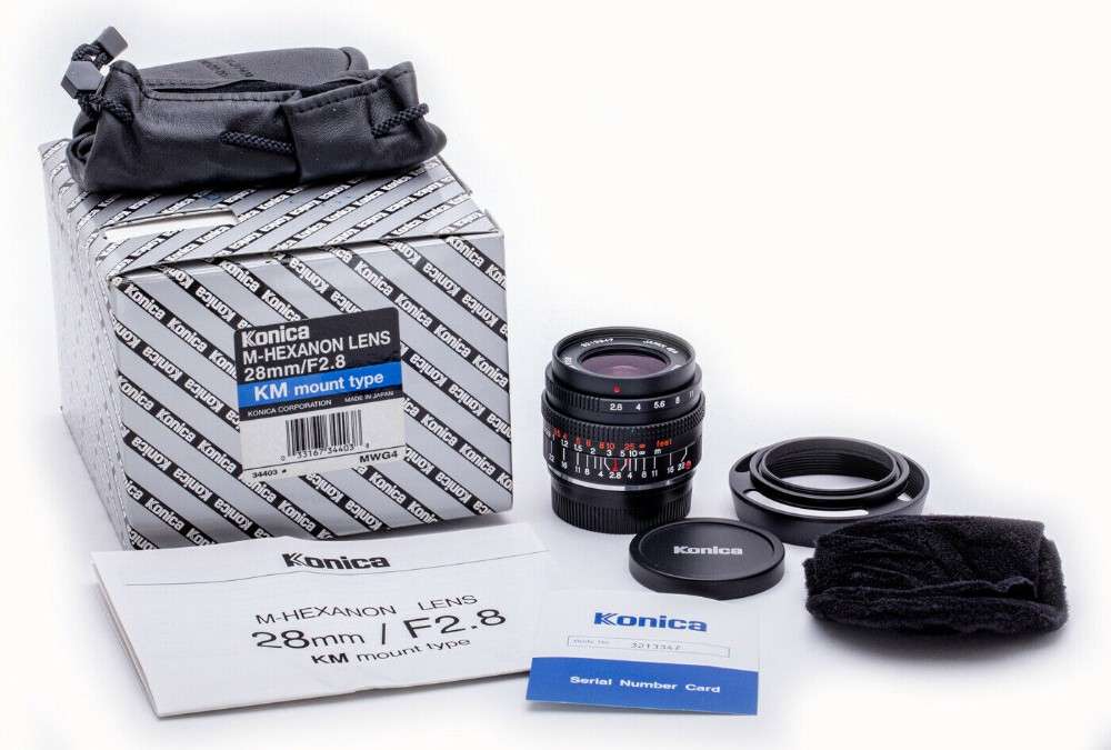 KONICA M-HEXANON 28mm f/2.8 M-Mount-