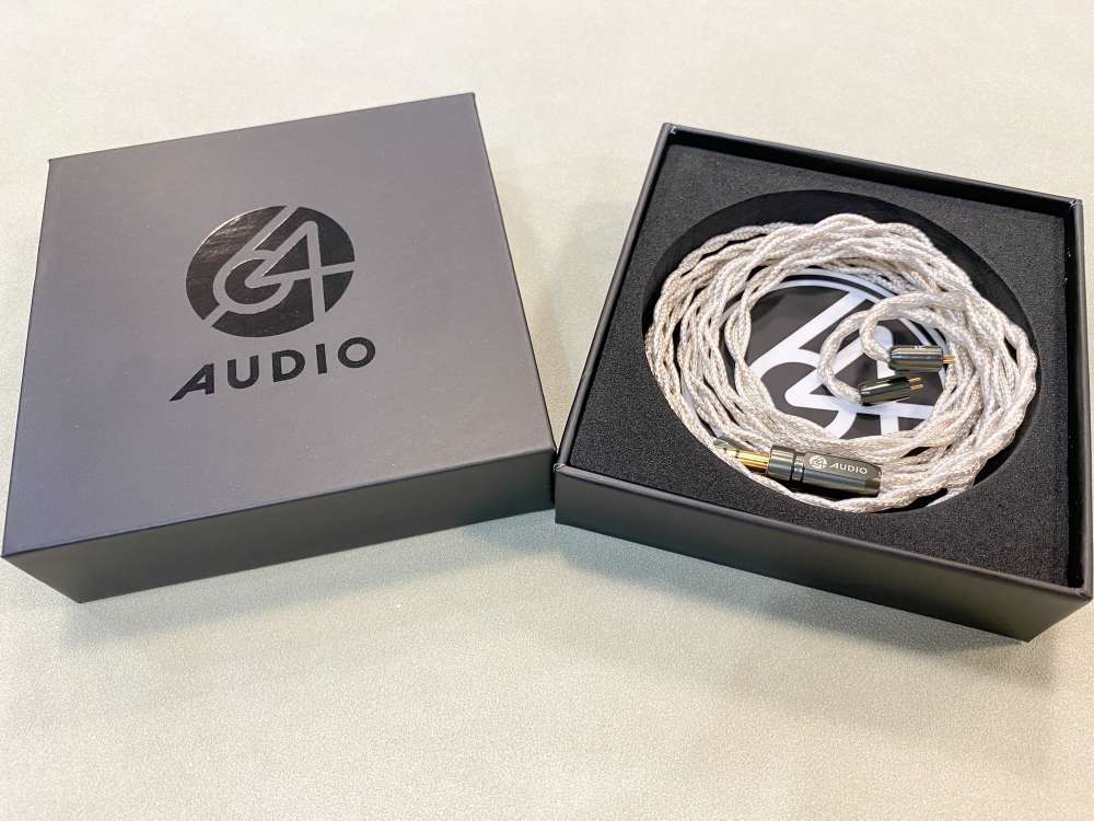 64 AUDIO 4.4mm Shielded Silver Core Cable 64audio イヤホン 64AUDIO