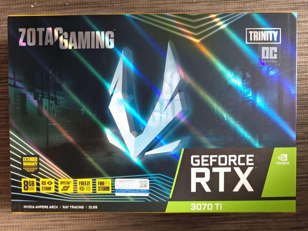 Zotac GeForce RTX 3070Ti 8GB Trinity OC - DCFever.com