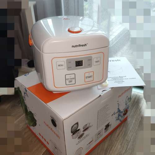 全新 nutrifresh電飯煲 P504257BS Compact multifunction rice cooker 二手或全新厨房