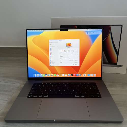 Apple Macbook Pro 16” M1 Pro 2021年 太空灰色手提電腦有盒