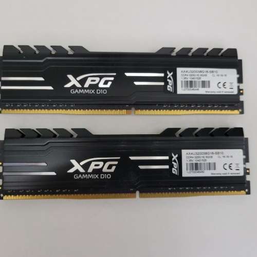 ADATA XPG GAMMIX D10 DDR4 RAM 記憶體 16GB
