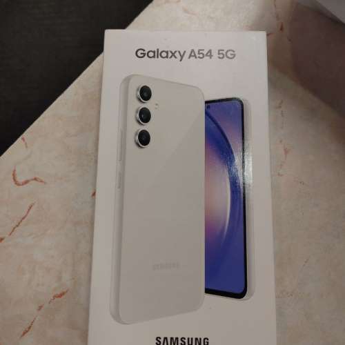 $1500 2日機Samsung A54 雙卡5G 白色領域18個月香港保養