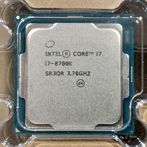 買賣全新及二手CPU, 電腦- Intel Core i7 8700K, 4.70 GHz - DCFever.com