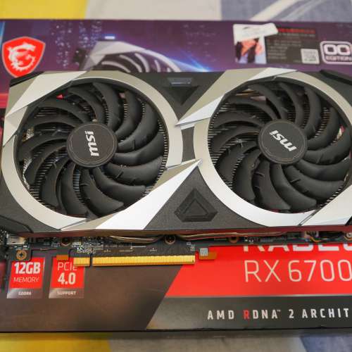 AMD Radeon RX6700 XT (香港原裝行貨 2022年4月購買) (not RX6750)